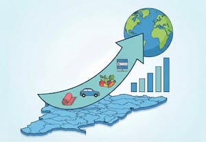  தமிழக ஏற்றுமதியில் காஞ்சிபுரம் முதலிடம் 3ம் இடத்தில் திருப்பூர், 8ம் இடத்தில் கரூர்