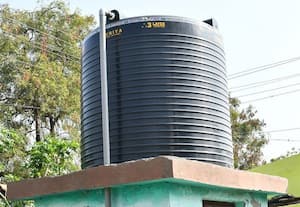  புதிய தண்ணீர் தொட்டி பொதுமக்கள் மகிழ்ச்சி