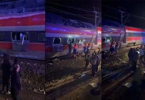 ஸ்பெயினில் ரயில் தடம் புரண்டு மற்றொரு ரயில் மீது மோதி விபத்து; 21 பேர் பலி