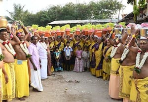  காவிலிபாளையம் மாரியம்மன் கோவில் மஹா கும்பாபிேஷக விழா துவங்கியது 