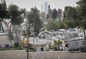  ஐ.நா., தலைமையகத்தை புல்டோசரால் இடிக்கும் இஸ்ரேல்