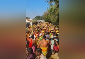  ஸ்ரீ மாகாளி அம்மன் கோவில் கும்பாபிஷேக தீர்த்தக்குட ஊர்வலம்