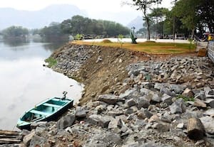  பயன்பாட்டுக்கு வந்த 10 நாளில் 'பல்லிளித்த' குமரகிரி ஏரி பணிகள்