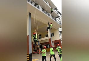  தீயணைப்பு வீரர்களுக்கு கமாண்டோ பயிற்சி