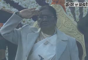 குடியரசு தின விழா கொண்டாட்டம்; டில்லியில் தேசியக்கொடி ஏற்றினார் ஜனாதிபதி திரவுபதி முர்மு