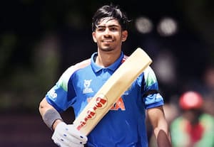 இளம் இந்தியா இமாலய வெற்றி * சதம் விளாசினார் விஹான்