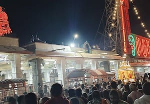  பழநி முருகன் கோயிலில்  கார்த்திகை  வழிபாடு 2 மணி நேரம் காத்திருந்து பக்தர்கள் தரிசனம்