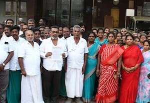  பூ மார்க்கெட் ஏலம் நடத்த வியாபாரிகள் எதிர்ப்பு