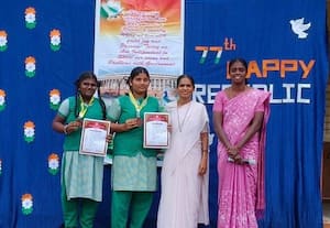  மாநில அளவில் பதக்கம் அவிநாசி மாணவி அசத்தல்