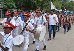  சாலை பாதுகாப்பு மாத விழிப்புணர்வு ஊர்வலம்