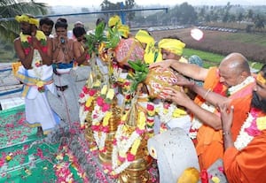  அம்பிளிக்கை சவுடம்மன் கோயில் கும்பாபிஷேகம்