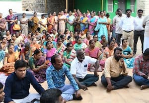  ஏ.இ.ஓ.வை கண்டித்து ஆசிரியர்கள் போராட்டம்