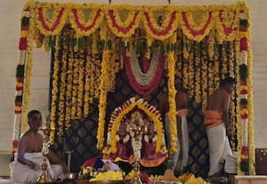  மொண்டிபாளையம் பெருமாள் திருக்கல்யாணம்; இன்று தேரோட்டம்