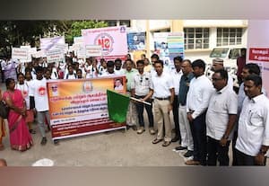  போதைப்பொருள் இல்லா தமிழ்நாடு விழிப்புணர்வு ஊர்வலம்