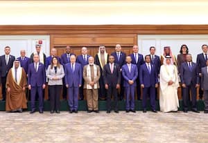 பிரதமர் மோடியுடன் அரபு நாடுகளின் வெளியுறவு அமைச்சர்கள் குழு சந்திப்பு