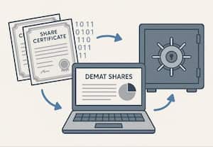  காகித வடிவிலான பங்குகளை 'டிமேட்' செய்ய ஓராண்டு அவகாசம்