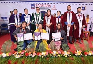  சங்கரா கல்லுாரியில் பட்டமளிப்பு விழா