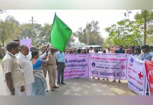  பங்காரம் லஷ்மி கல்லுாரியில் சுற்றுச்சூழல் விழிப்புணர்வு ஊர்வலம்