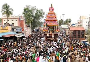  பழநியில் தைப்பூசத்திருவிழா கோலாகலம் 'அரோகரா..' கோஷங்கள் விண்ணதிர தேரோட்டம்