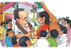  'விவரமா இருக்காங்களே இந்தம்மா...'