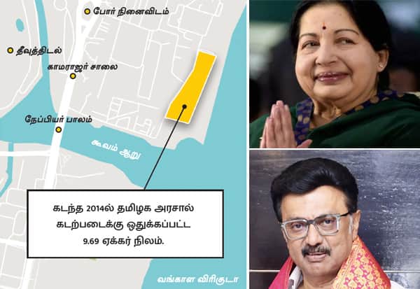சென்னை பாதுகாப்புக்கான கடற்படை நிலத்தை திருப்பிக் கொடுப்பாரா முதல்வர்? ஜெ., கொடுத்ததை ஸ்டாலின் எடுத்துக் கொண்டார்