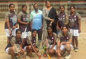  எம்.ஓ.பி., வைஷ்ணவா அணி பால் பேட்மின்டனில் 'சாம்பியன்'