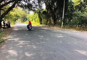  நெடுஞ்சாலை நடுவே எச்சரிக்கை வர்ணம் தேவை