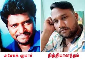  தம்பதி இடையே தகராறு பேச்சு நடத்தியவர் கொலை