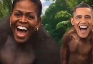 ஒபாமாவை அவதூறாக சித்தரித்து வீடியோ வெளியிட்ட டிரம்ப்