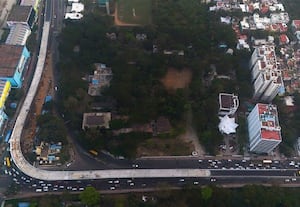  மத்திய கைலாஷ் 'எல்' வடிவ மேம்பாலத்தில் 16ம் தேதி முதல் போக்குவரத்து துவக்கம்