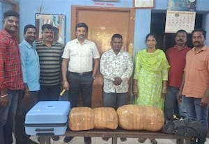  ரூ.4.50 லட்சம் மதிப்பு கஞ்சா அம்பத்துார் அருகே பறிமுதல்