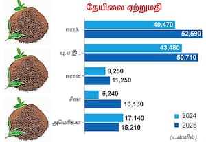  கடந்தாண்டு 2.80 லட்சம் டன் தேயிலை ஏற்றுமதியில் சாதனை