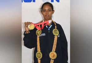  'ஸ்பெஷல் ஒலிம்பிக் பாரத்' தமிழ்ச்செல்வி அபாரம் 