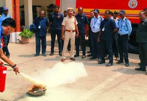  தீ பாதுகாப்பு பயிற்சி