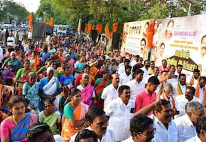  தி.மு.க., வை கண்டித்துதே.ஜ.கூ., ஆர்ப்பாட்டம்