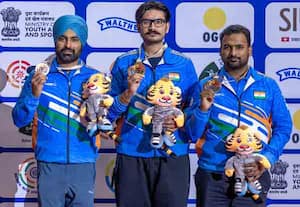 அமன்பிரீத் சிங் 'தங்கம்': ஆசிய துப்பாக்கி சுடுதலில்