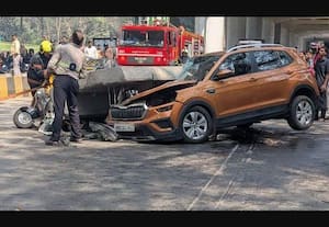  'மெட்ரோ' ரயில் கட்டுமானம் இடிந்து மும்பையில் ஒருவர் பலி; 3 பேர் காயம்