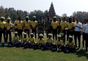  'வந்தே மாதரம் சைக்ளோத்தான்' மாமல்லையில் விழிப்புணர்வு