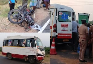 தமிழகத்தை உலுக்கிய விபத்து; தூத்துக்குடியில் பைக் மீது சுற்றுலா வேன் மோதியதில் 5 பேர் பலி