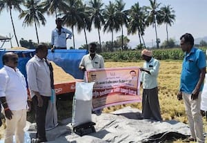  கொசப்பாடி கிராமத்தில் பயிர் மகசூல் போட்டி