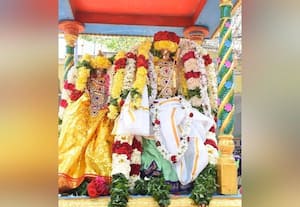  தர்மராஜா திரவுபதி அம்மன் கோவிலில் திருக்கல்யாணம்