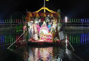  மங்களீஸ்வரர் கோவிலில் 5ம் ஆண்டு தெப்ப உத்வசம்