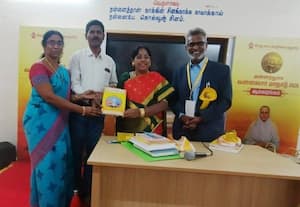  அனைத்துலக வள்ளலார் மாநாட்டில் திருத்தணி ஆசிரியர் தம்பதிக்கு சான்று