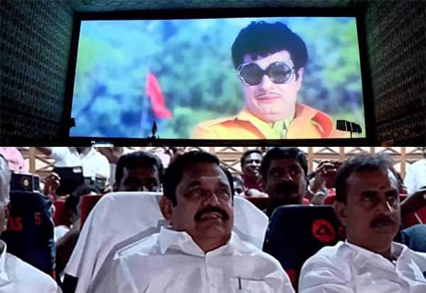 எம்ஜிஆர் நடித்த இதயக்கனி: தியேட்டரில் பார்த்து ரசித்த இபிஎஸ்