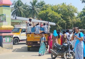  'லேப்டாப்' சப்ளை பணியில் மாணவர்கள்;  கூலி தொழிலாளர்களாக்கிய கல்வித்துறை