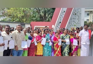  வீட்டுமனை பட்டா கோரி போராட்டம்