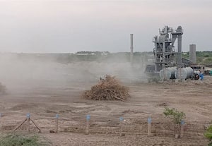  காரியாபட்டியில் கிரஷர் துாசியால் பாதிப்பு