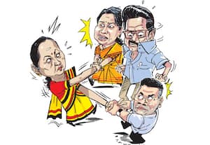  கனிமொழியா... சபரீசனா? தே.மு.தி.க.,வை அழைத்து வந்தது யார்? தி.மு.க.,வில் நடக்கும் கோஷ்டி பூசல்