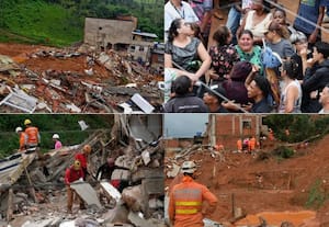  பிரேசில் கொட்டி தீர்க்கும் கனமழை: நிலச்சரிவில் சிக்கி 25 பேர்  பலி