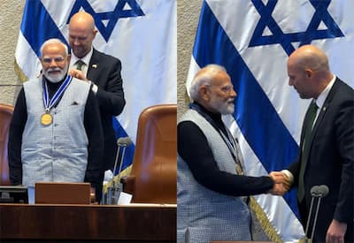 இந்தியா - இஸ்ரேல் உறவு ரத்தம், தியாகத்தால் எழுதப்பட்டது:  பிரதமர் மோடி உரை